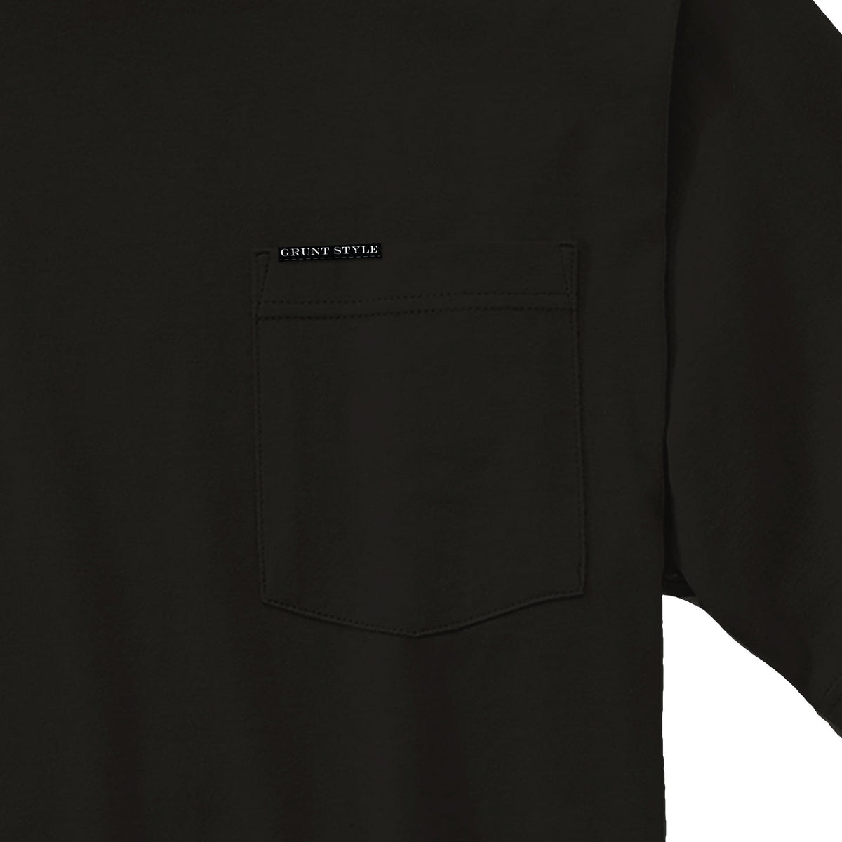 Basic Heavyweight Pocket T-Shirt - Black