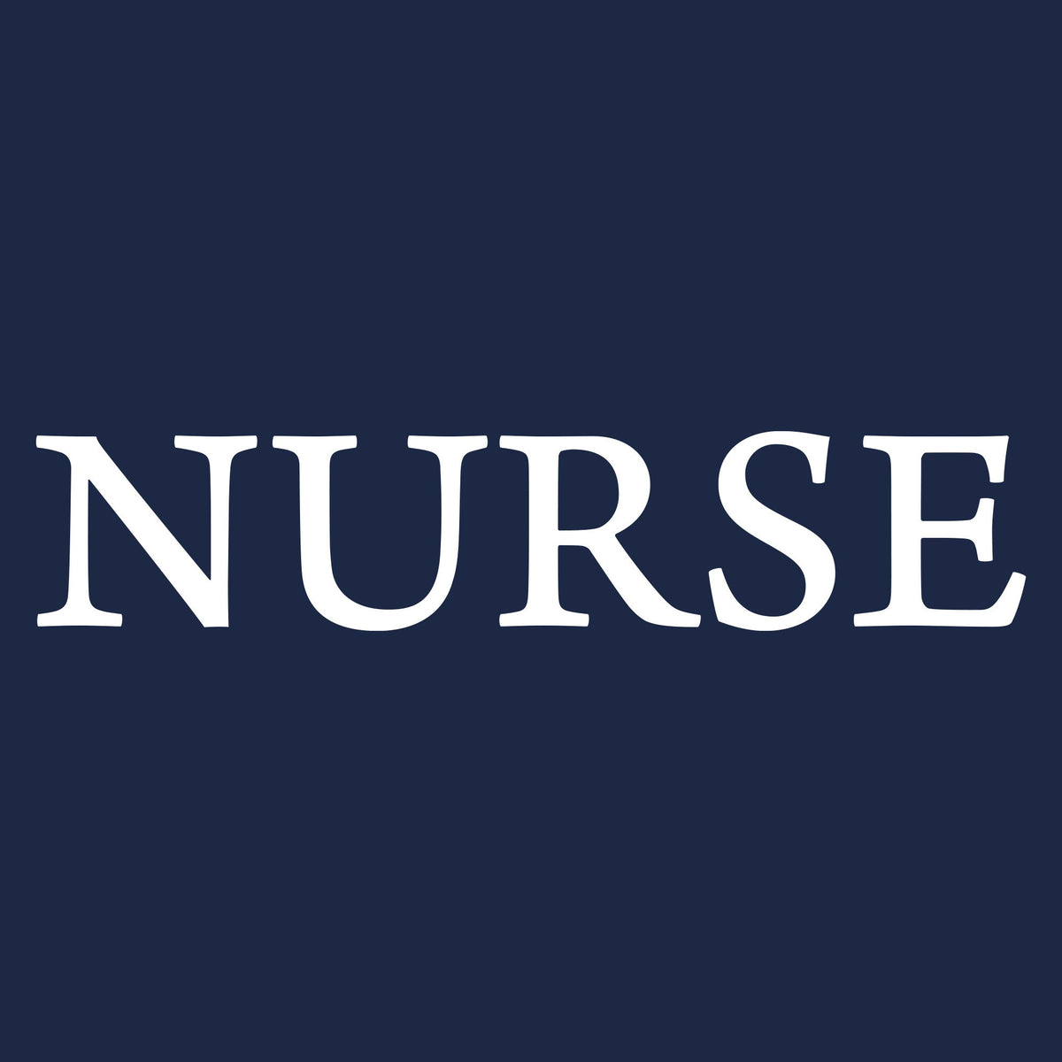 Nurse Defined Long Sleeve - Navy