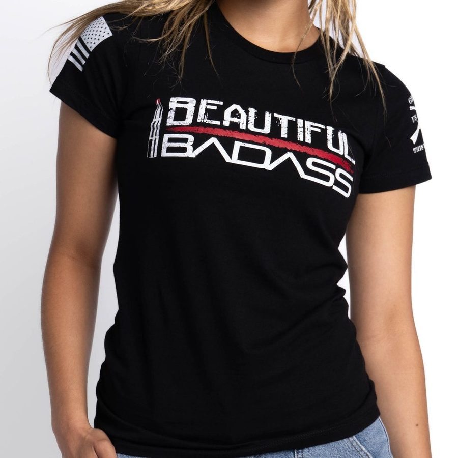 Women's Beautiful Badass T-Shirt - Black