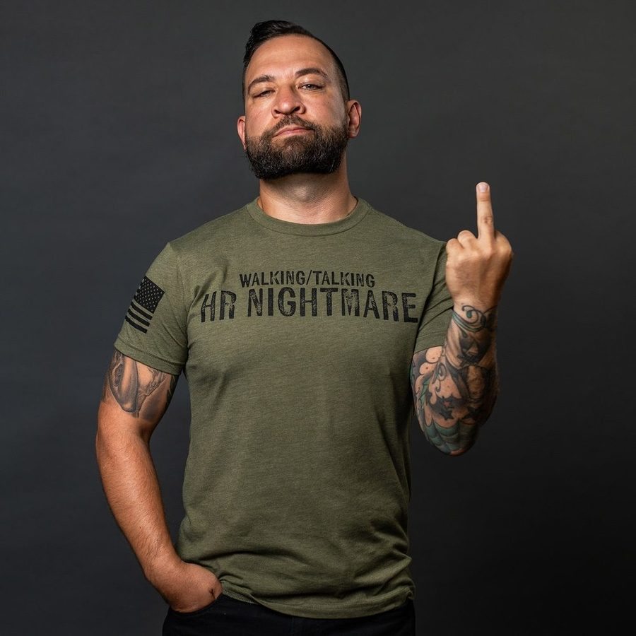 HR Nightmare T-Shirt - Military Green