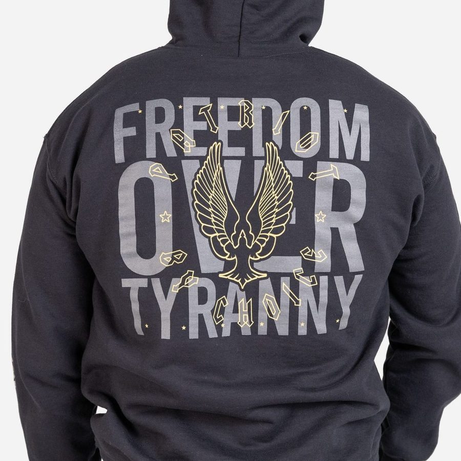 Freedom Over Tyranny Hoodie - Black