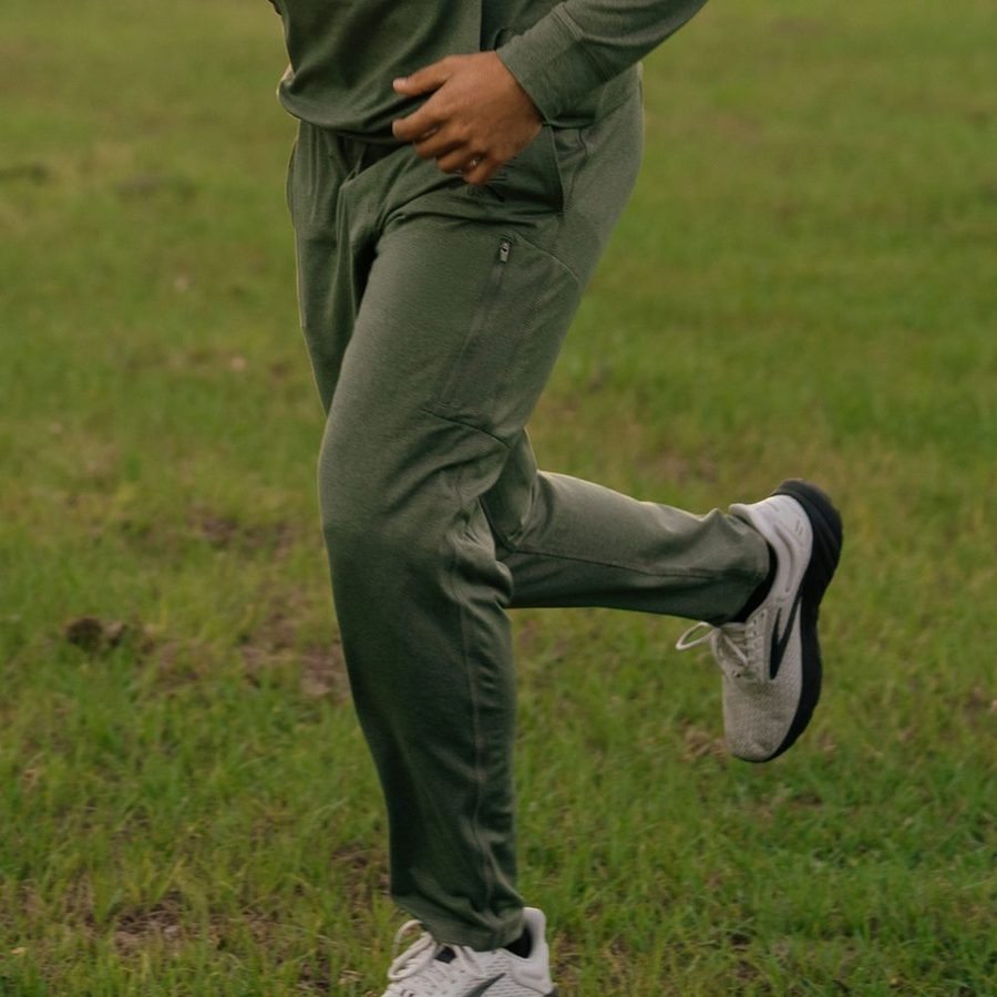 Men's All-Day Jogger - Heather Military Green