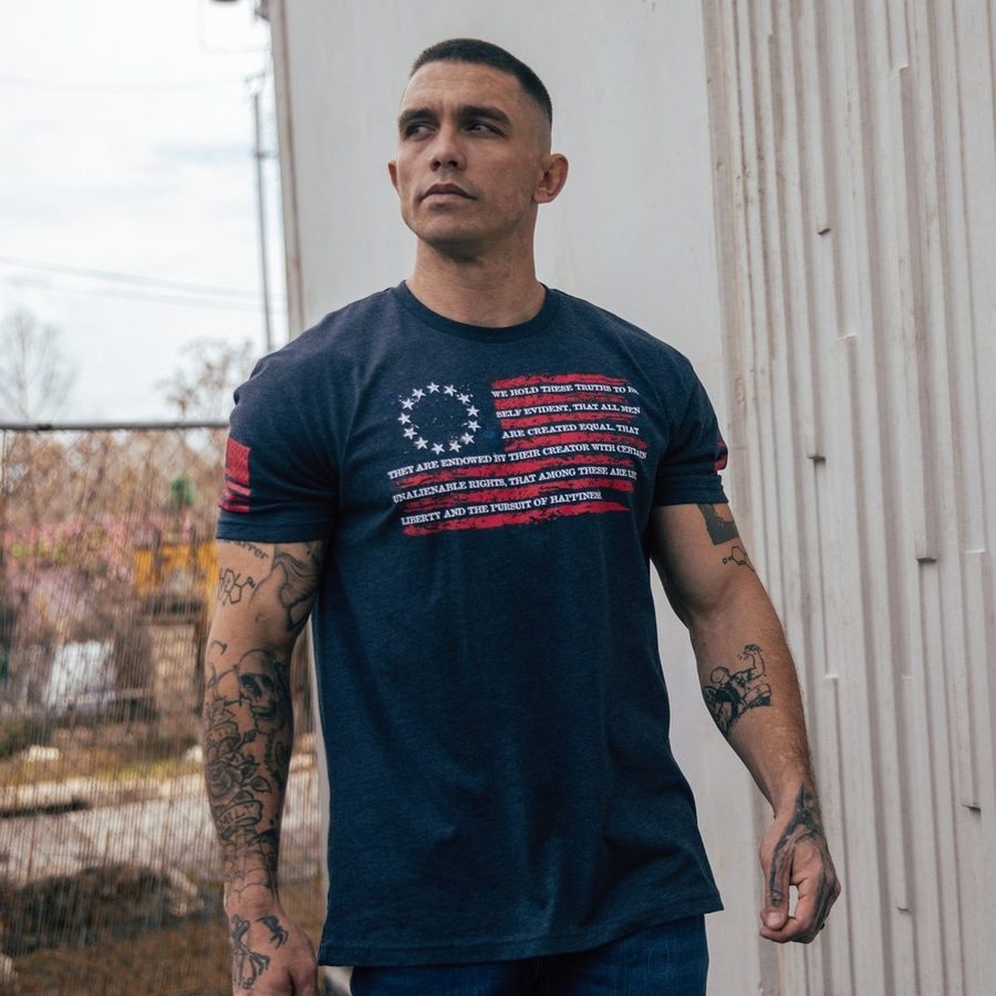 Declaration T-Shirt - Midnight Navy