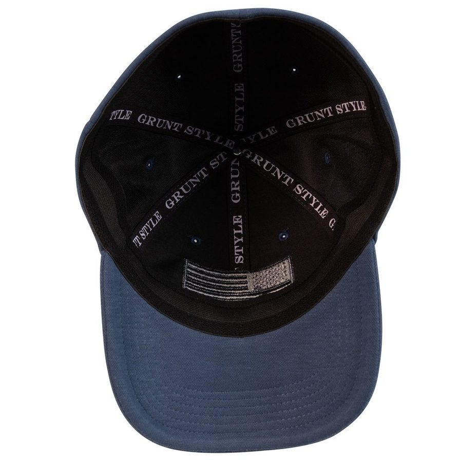 Blackout Flag Stretch Fit Hat - Navy