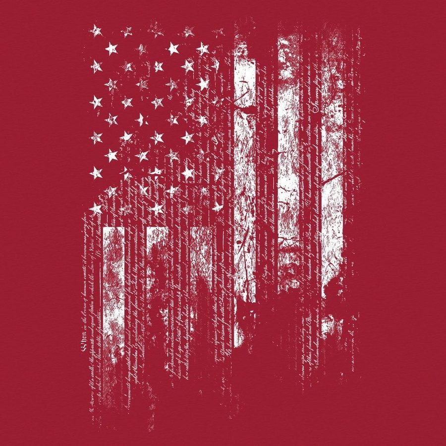 1776 Flag T-Shirt - Red
