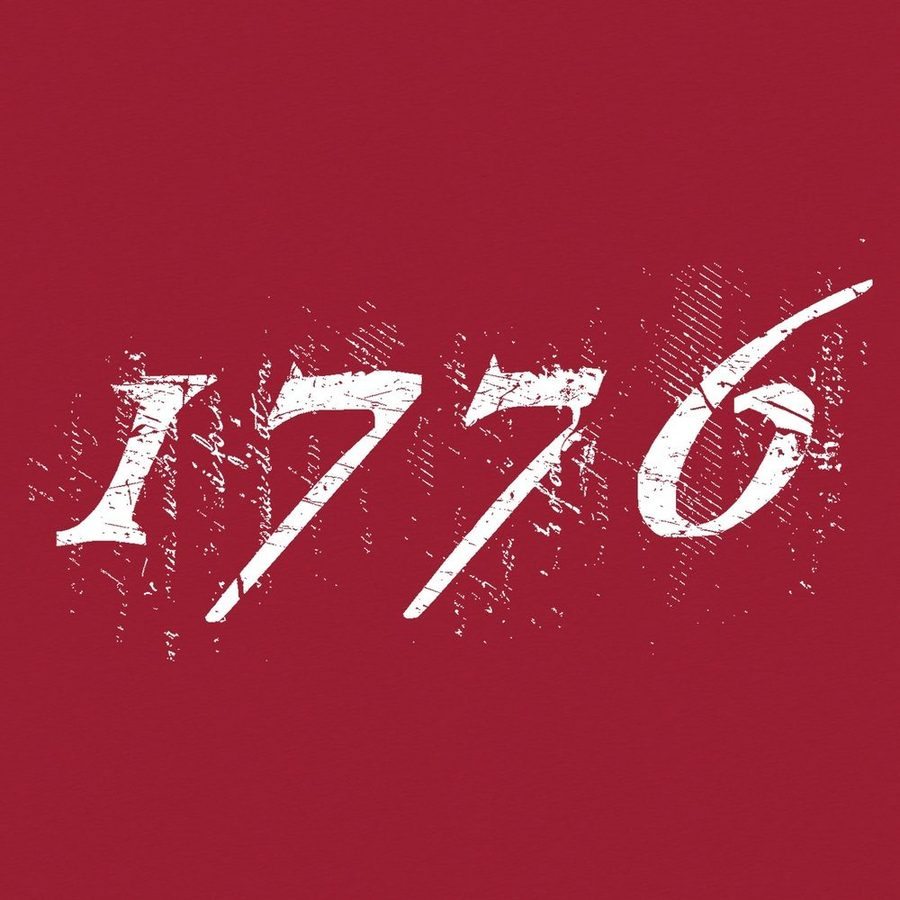 1776 Flag T-Shirt - Red