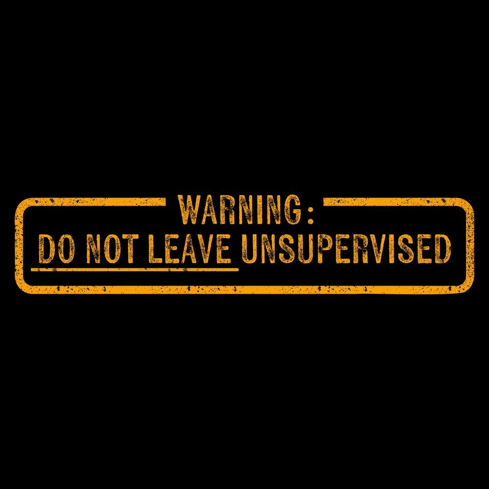 Needs Supervision T-Shirt - Black