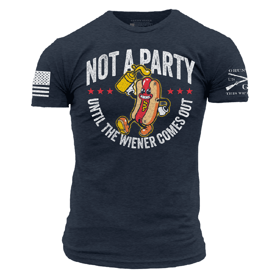Wiener Party T-Shirt - Midnight Navy