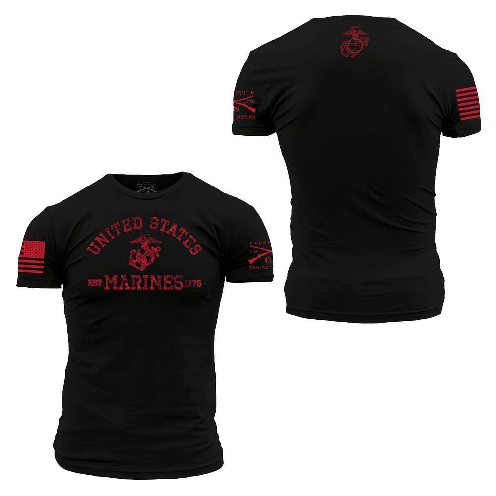 USMC - Est. 1775 T-Shirt - Black