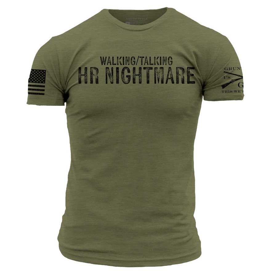 HR Nightmare T-Shirt - Military Green